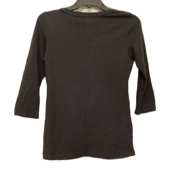 Black Scoop Neck Top NWOT - Picture 3 of 3